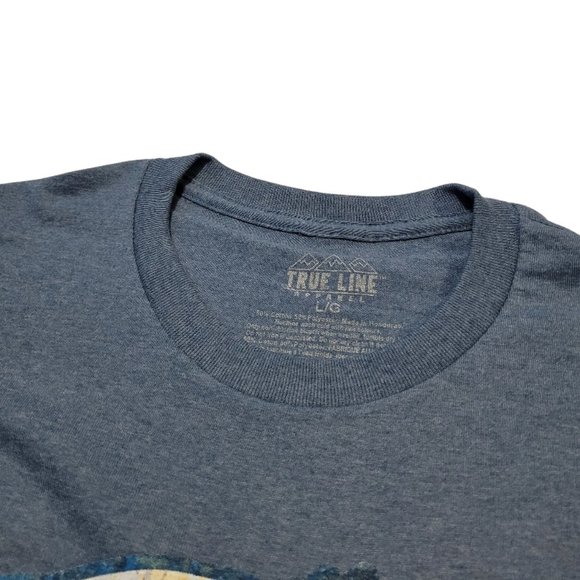 True Line Outdoors Fishing Graphic T-Shirt - Picture 3 of 4